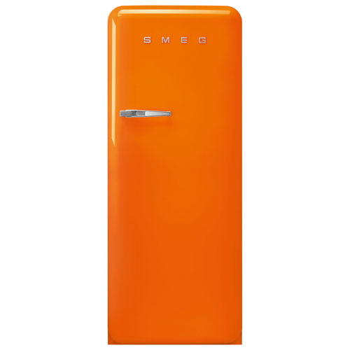 Smeg 50's 24" 9.2 Cu. Ft. All-Fridge Refrigerator - Orange
