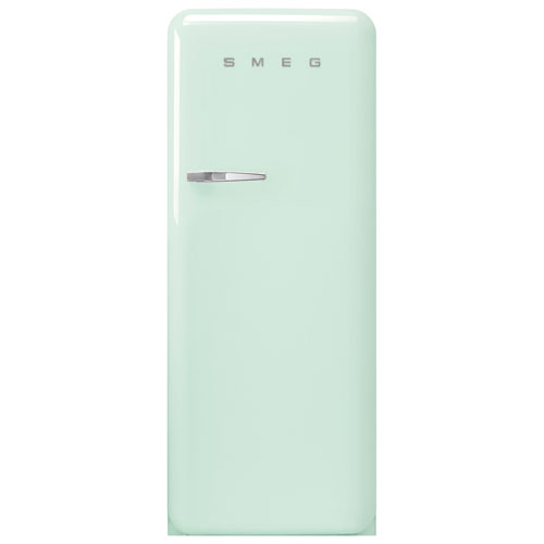 Smeg 50's 24" 9.2 Cu. Ft. All-Fridge Refrigerator - Pastel Green