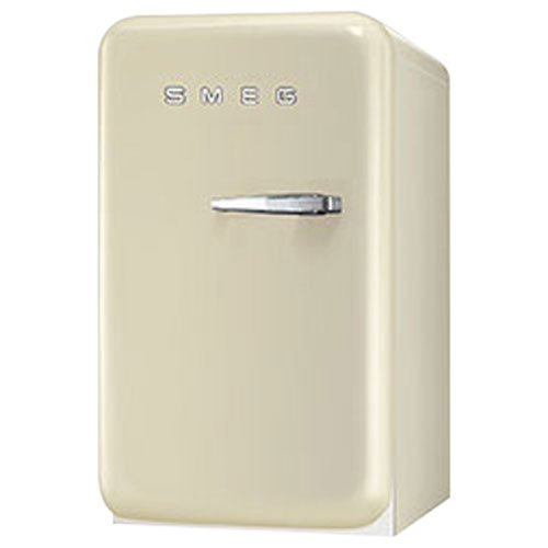 Smeg 50's 1.2 Cu. Ft. Freestanding Bar Fridge (FAB5ULCR3) - Cream