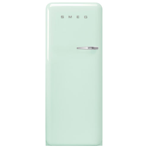 Smeg 50's 24" 9.2 Cu. Ft. All-Fridge Refrigerator - Pastel Green