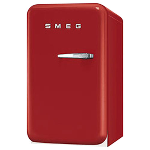 Smeg 50's 1.2 Cu. Ft. Freestanding Bar Fridge - Red