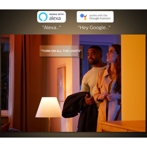 Bande lumineuse intelligente à DEL Hue LightStrip Plus V4 de 2 m de Philips