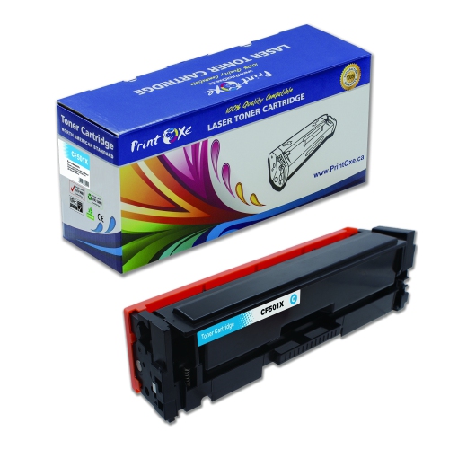 PRINTOXE® 202X Compatible with HP - Set plus Black High Yield of 202A of 5 Toner Cartridges for CF500X CF501X CF502X CF503X