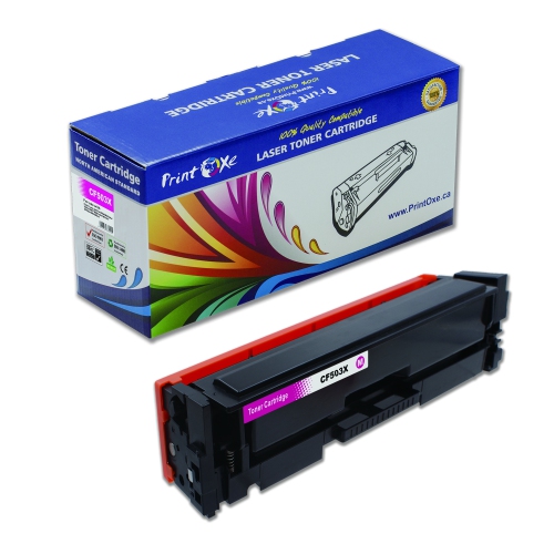 PRINTOXE® 202X Compatible with HP - Set plus Black High Yield of 202A of 5 Toner Cartridges for CF500X CF501X CF502X CF503X