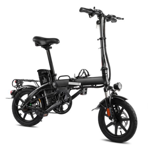 Vélo électrique pliable de 14 po et 250 W de XPRIT, cadre en aluminium, écran ACL, assistance à pédale/accélérateur jusqu’à 28 milles par charge.
