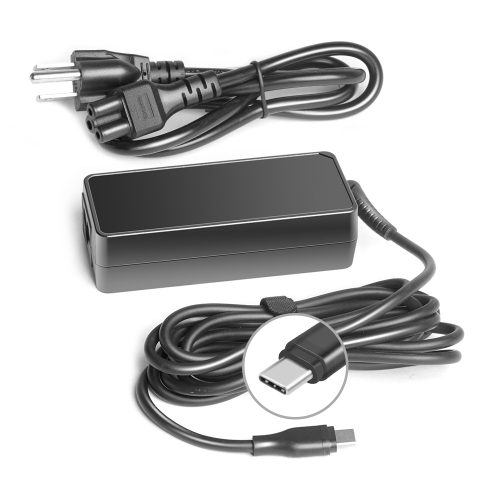 USB Type C AC Adapter Laptop Charger 65W Power Supply for Lenovo Thinkpad E580 E585 E590 E590S E595 20KS 20KV 20NB