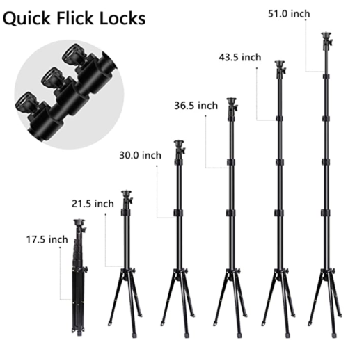 UBeesize 8" Selfie Ring Light with Tripod Stand & Cell Phone Holder for Live Stream/Makeup, UBeesize Mini Led Camera Ringlight for YouTube