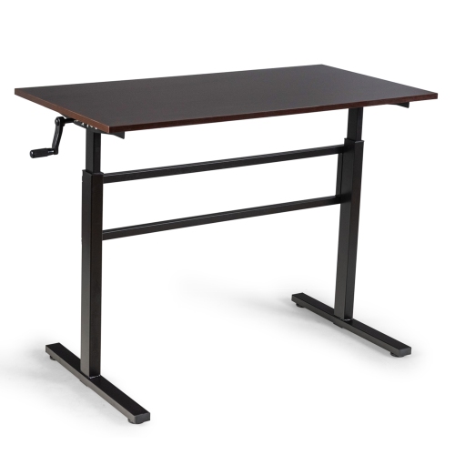 Gymax Standing Desk Height Adjustable, Standing Desk Crank