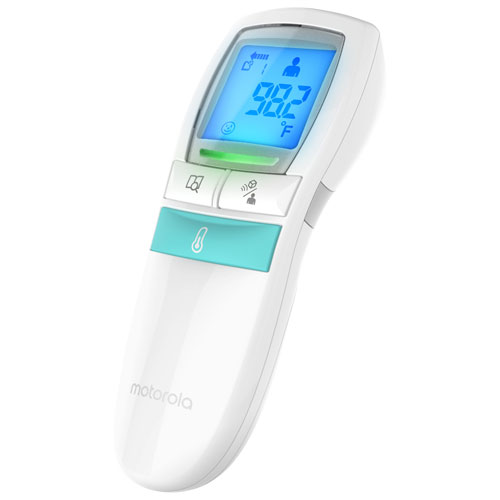 Thermomètre pour bébé sans contact 3-en-1 Care de Motorola - Blanc