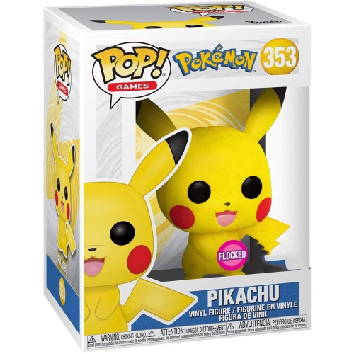 Pop Games Pokemon 3.75 Inch Action Figure Exclusive - Pikachu Flocked #353