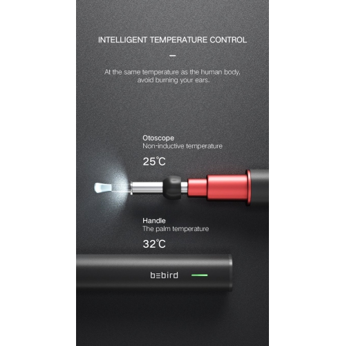 BEBIRD A2 Otoscope intelligent visible couleur argentée