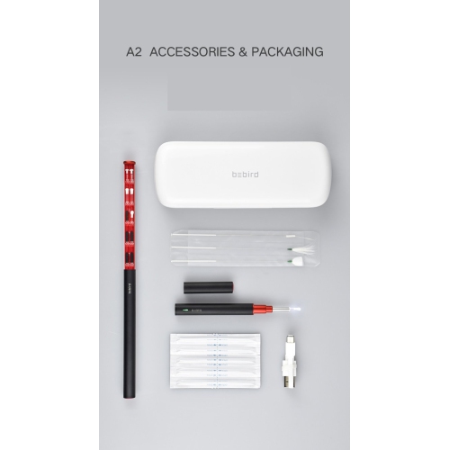 BEBIRD A2 Otoscope intelligent visible couleur argentée