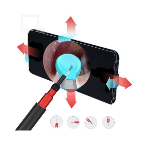 BEBIRD A2 Otoscope intelligent visible couleur argentée