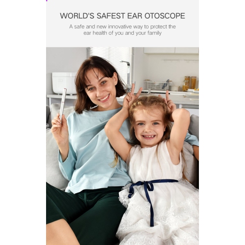 BEBIRD A2 Otoscope intelligent visible couleur argentée