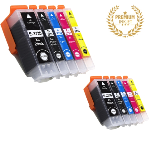 Ultra Ink™ 2 Sets EPSON T273 BK/M/Y/C Inkjet COMBO-Epson Printer XP520/600/610/620/800/810/820