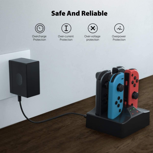 Charger for Switch and Switch Lite, Switch Charger AC Adapter Power Supply 15V 2.6A Fast Charging Kit for Switch