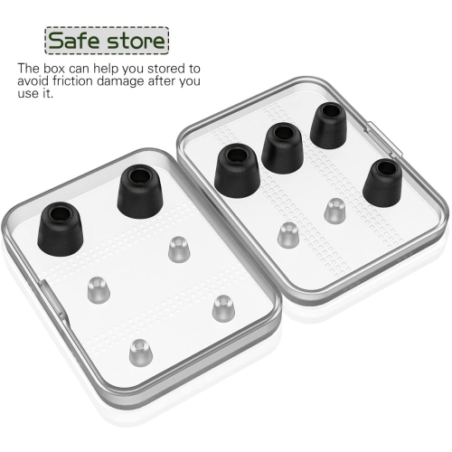 New Bee Super Soft Comfortable Foam Earphone Tips Replacement Earbud Tips Premium Memory Foam Earbuds Sound Blocking