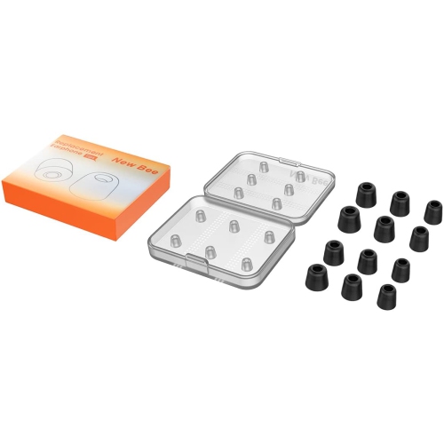 New Bee Super Soft Comfortable Foam Earphone Tips Replacement Earbud Tips Premium Memory Foam Earbuds Sound Blocking