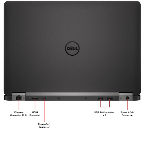 Refurbished - Dell Latitude E7470 Notebook 14" HD Display Intel Core i5 6300U 2.40 Ghz 8GB DDR4 Memory 256GB SSD WebcamBacklit Keyboard HDMI Win 10