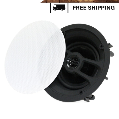 TEXONIC 6.5" In-Ceiling Speaker: Superior Sound Quality & Easy Installation | Magnetic Grill