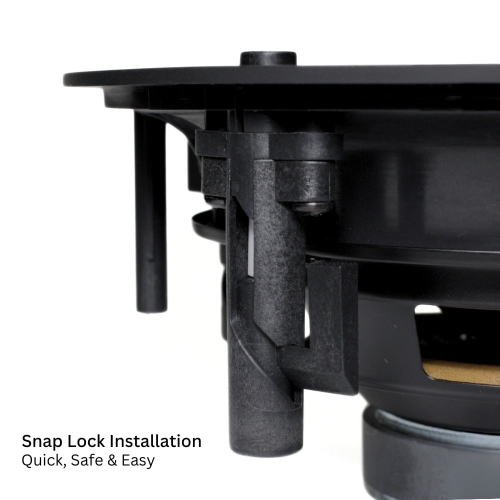 TEXONIC 6.5" In-Ceiling Speaker: Superior Sound Quality & Easy Installation | Magnetic Grill