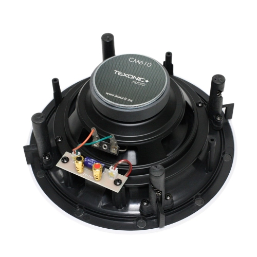 TEXONIC 6.5" In-Ceiling Speaker: Superior Sound Quality & Easy Installation | Magnetic Grill