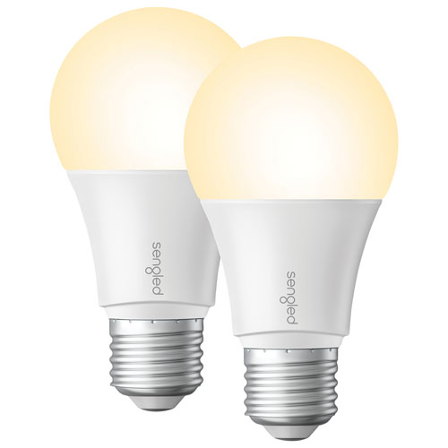 Ampoules DEL intelligentes A19 de Sengled - Paquet de 2 - Blanc doux
