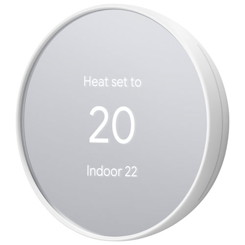 Google Nest Wi-Fi Smart Thermostat - Snow