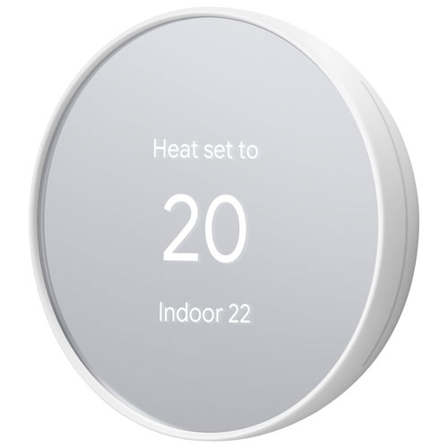 Google Nest Wi-Fi Smart Thermostat - Snow | Best Buy Canada