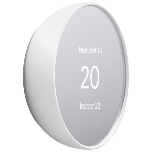 Google Nest Wi-Fi Smart Thermostat - Snow