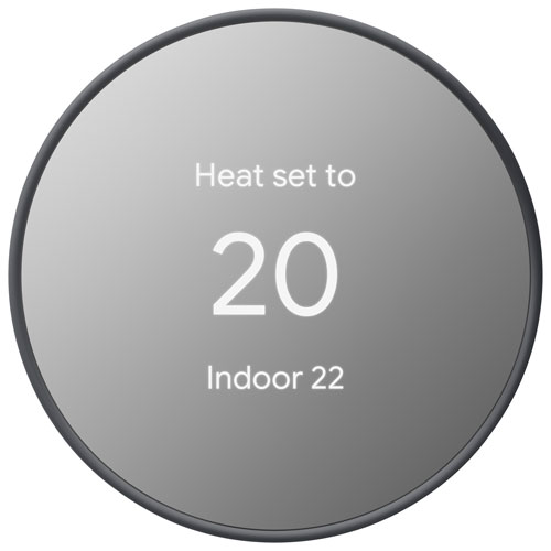 Google Nest Wi-Fi Smart Thermostat - Charcoal