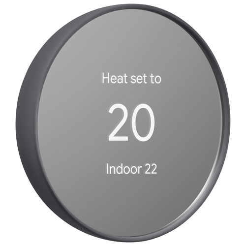 Google Nest Wi-Fi Smart Thermostat - Charcoal