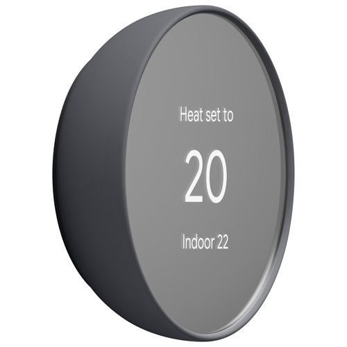 Google Nest Wi-Fi Smart Thermostat - Charcoal