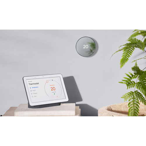 Google Nest Wi-Fi Smart Thermostat - Charcoal