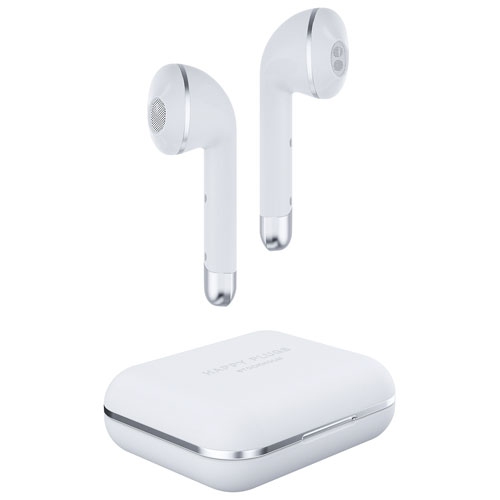 Happy Plugs Air1 In-Ear Truly Wireless Headphones - White - Open Box