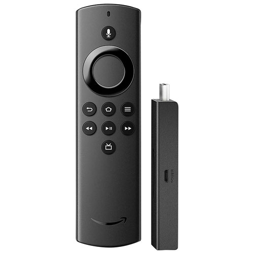 Clé de diffusion multimédia continu Fire TV Stick Lite avec télécommande vocale Lite Alexa