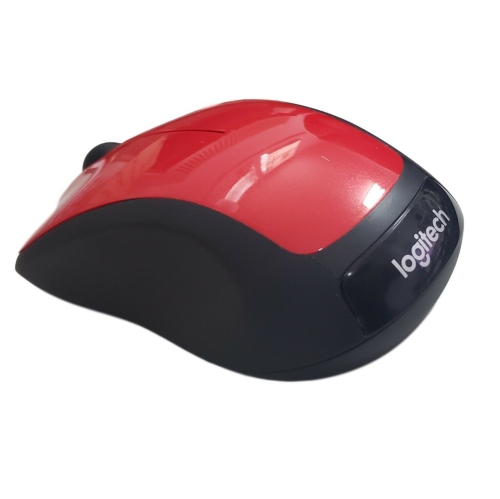 Logitech M310 Wireless Desktop Full Size Optical Mouse Nano USB Receiver Red