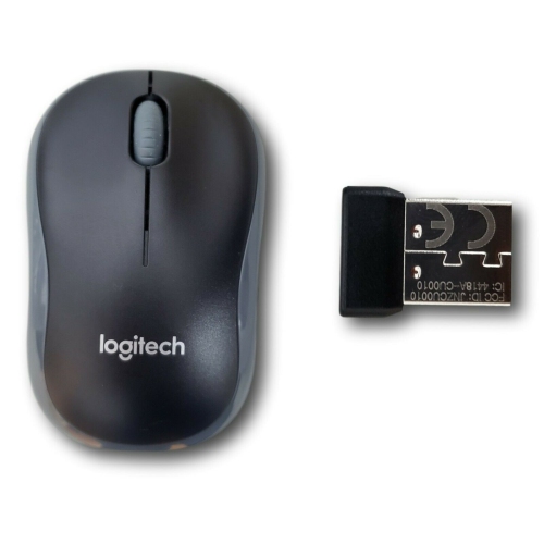 Souris sans fil compacte Logitech M185, conçue pour les ordinateurs  portables