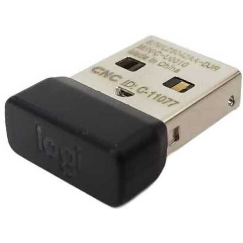 Refurbished - Logitech M185 Wireless Optical Silent Mouse, USB Nano Receiver Laptop PC Mac