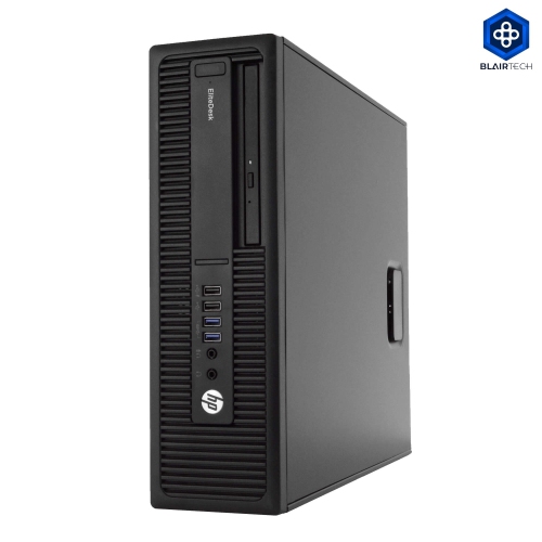 HP EliteDesk 800 G2 Small Form Factor Desktop - Intel Core i5-6500, 8GB Memory, 480GB SSD, Win 10 Pro by HP - Refurbished condition - Image 4