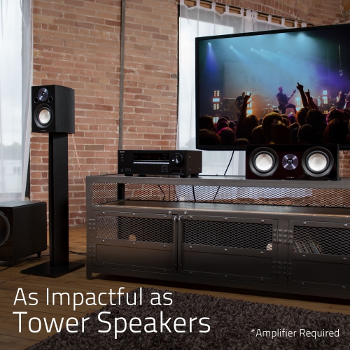 Fluance Reference High Performance 2-Way Bookshelf and Surround Speakers for a 2-Channel Stereo or Home Theater System