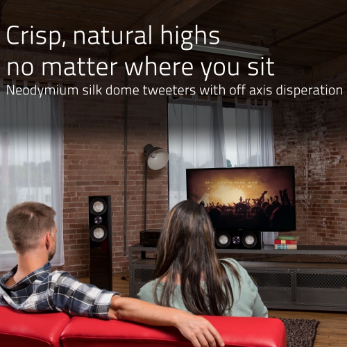 Fluance Reference High Performance 3-Way Floorstanding Loudspeakers with Down-firing 8" Subwoofers