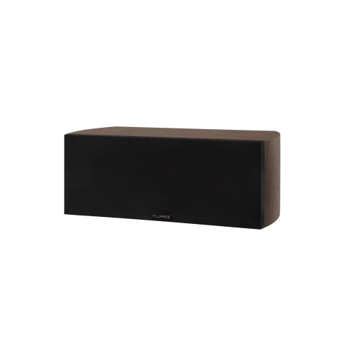 Fluance Reference High Performance 2-Way Center Channel Speaker for Home Theater Surround Sound System - Walnut