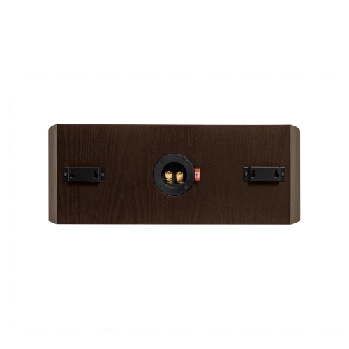 Fluance Reference High Performance 2-Way Center Channel Speaker for Home Theater Surround Sound System - Walnut