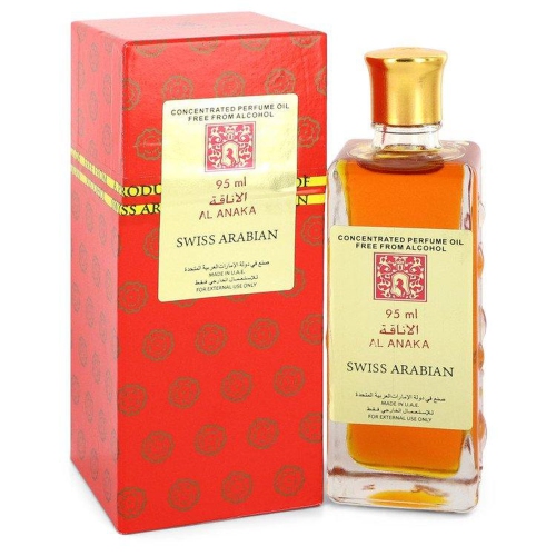 Al Anaka by Swiss Arabian Concentrated Perfume Oil Free From Alcohol 3.2 oz