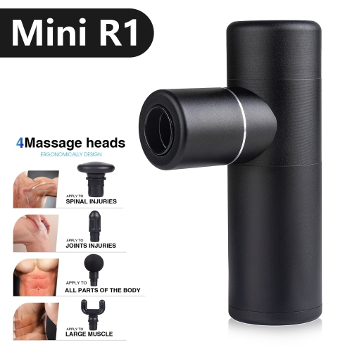Kin Gun Ultra Mini - Lightweight & Portable Massage Gun - Black