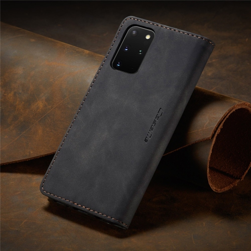 CaseMe Wallet Case Anti-Fall Retro Handmade Leather Magnetic Flip case Card Slot for Samsung S20 PLUS