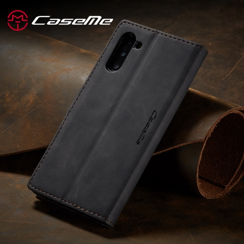 CaseMe Wallet Case Anti-Fall Retro Handmade Leather Magnetic Case Card Slot for Samsung Galaxy Note 10 PLUS