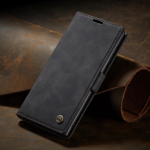 CaseMe Wallet Case Anti-Fall Retro Handmade Leather Magnetic Case Card Slot for Samsung Galaxy Note 20 ULTRA