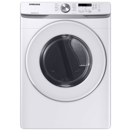 Samsung 7.5 Cu. Ft. Electric Dryer - White - Open Box - Perfect Condition